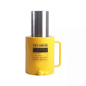 Длинный гидравлический цилиндр FCY-100150 гидравлический домкрат, ход 150 мм, Выход 100 тонн
