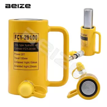 Длинный гидравлический цилиндр FCY-20100, гидравлический домкрат с грузоподъемностью 20 т, рабочий ход 100 мм