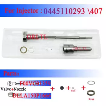 DLLA 150 P 1666 F00VC01359 топливный комплект для ремонта топливного инжектора с общей топливной магистралью Для GreatWall 1112100-E06 0445110293