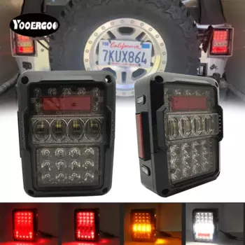 Для 07-16 Jeep Wrangler Светодиодные задние фонари Задние стоп-сигналы заднего хода 480LM Для Jeep Wrangler JK Комплект светодиодных стоп-сигналов