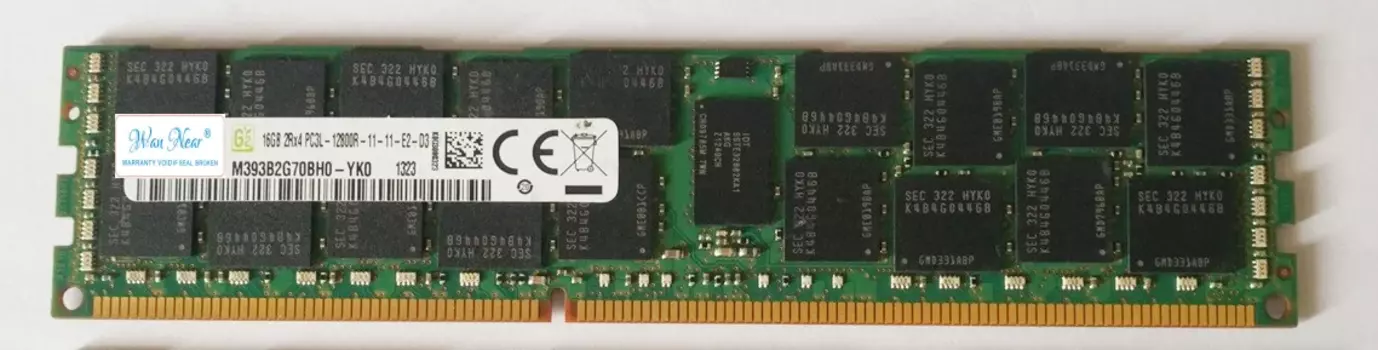 Для 16G DDR3 1600REG ECC server 2RX4 PC3-12800R