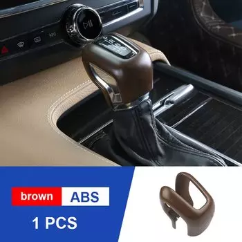 Для 18-21 volvo xc60 xc90 s90 v90 s60 v60 центральная головка шестерни декоративная крышка из углеродного волокна узор ручка шестерни аксессуары