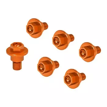 Для 2000-2023 KTM EXC 300 6 шт. M6 * 12 Винт защиты передней вилки EXCF 350 SX 250 SXF 450 XC XCF XCW XCFW 125 150 200 350 525 530
