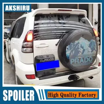 Для 2003 2004 2005 2006 2007 2008 2009 Toyota Land Cruiser Prado FJ120 4000 спойлер из АБС-материала Автомобильный задний спойлер