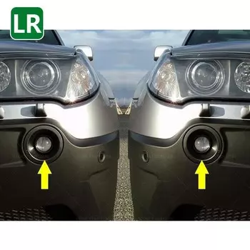 Для 2004-2006 E83 BMW X3 передний бампер, противотуманная фара, накладка, абажур 51113400911 51113400912