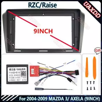 Для 2004-2015 Mazda 3 AXELA 9 дюймов автомобильный радиоприемник Android стерео аудио экран мультимедийный видеоплеер навигационные кабели жгут рамка