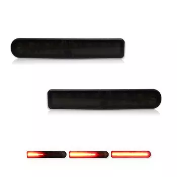 Для 2007-2014 Toyota FJ Cruiser красный светодиодный отражатель заднего бампера стоп-сигналы задние противотуманные фары с последовательными указателями поворота