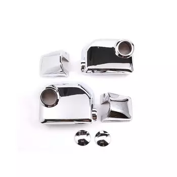 Для 2007-2021 Toyota FJ Cruiser ABS углеродное волокно/матовый черный Стайлинг автомобиля зеркальная крышка наклейка автомобильные внешние аксессуары