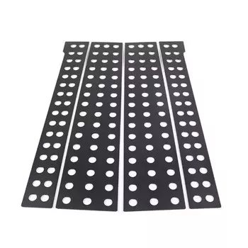 Для 2007-2021 Toyota FJ Cruiser, черное автомобильное окно из алюминиевого сплава, в-столб, центральный столб, декоративная пластина, наклейка, автомобильные аксессуары