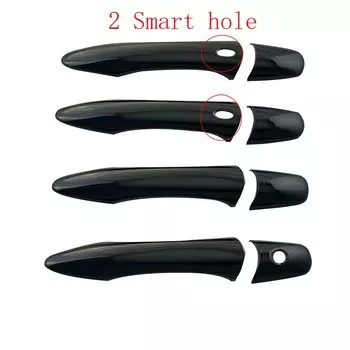 Для 2008 2009 2010 2013 Infiniti Ex35 Ex37 Fx35 Fx37 Fx50 глянцевый черный карбоновый автомобильный аксессуар, крышка дверной ручки, накладка в стиле пасты