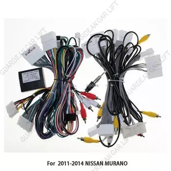 Для 2011-2014 NISSAN MURANO автомобильный аудио 16-контактный автомобильный жгут проводов адаптер с Canbus Box 2Din головное устройство стерео разъем проводка кабель