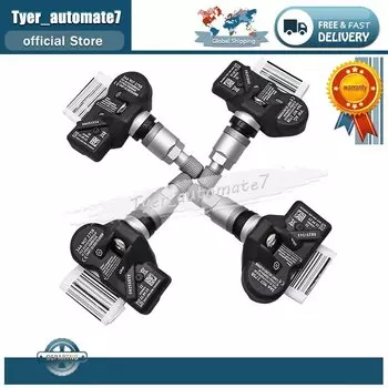 Для 2012-2017 Volkswagen CC Tiguan 4 шт. система контроля давления в шинах датчик TPMS 433 МГц 3AA907275B