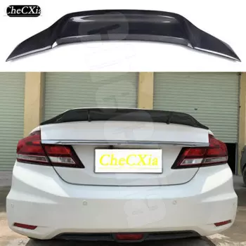 Для 2014-2015 Honda 9.5th Generation Civic из стекловолокна задний спойлер крышка багажника R-Style спойлер и заднее крыло