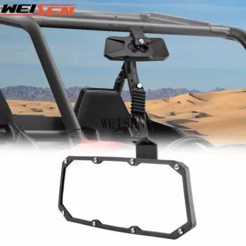 Для 2018-2024 Can-Am Maverick Trail 800/1000 и Sport 1000/1000R UTV 11 дюймов широкоугольное центральное зеркало зеркало заднего вида 360 ° Регулировка