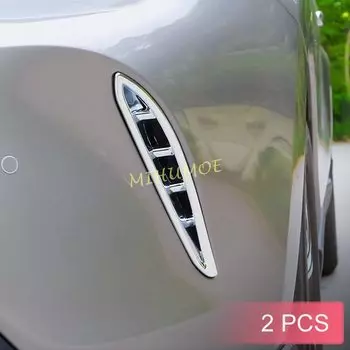 Для 2021-2023 Toyota Venza Harrier, хромированный автомобильный передний бампер, Боковая Крышка вентиляционного отверстия, аксессуары