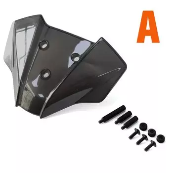 Для 390 Duke 2024 лобовое стекло Flyscreen для 390Duke 290Duke 125Duke 2024, защита лобового стекла двигателя