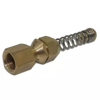 Для 6 л/мин Вибрирующая пружина для канализационной дренажной прокладки зеркальная труба дренажная труба 1/8 внутренняя резьба