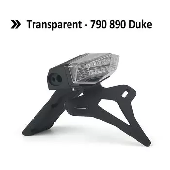 Для 790 890 Duk 790Duke 890Duke 2018-2024 мотоцикла, задний короткий хвост, держатель номерного знака, кронштейн задней бабки, светодиодный светильник