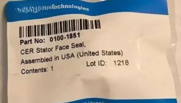 Для Agilent 0100-1851 CER статор Fzce уплотнительный Статор для клапанов Agilent 0101-0921. Новинка