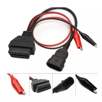 Для Alfa Lancia OBD 3-контактный к OBD2 16-контактный разъем OBDII Obd-II Адаптер Автомобильный кабель Obd для Fiat 3-контактный с Elm 327 V2.1 OBD