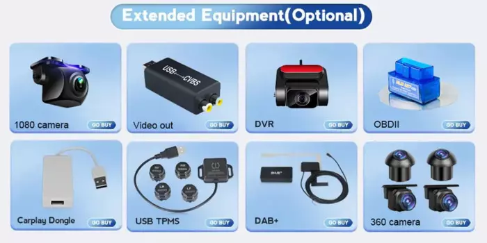 Для Android-экрана навигации аксессуары Optiona lCar мультимедийный плеер