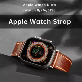 Для Apple Watch Ultra 2 49 мм Роскошный кожаный ремешок Apple Watch Band Series 10 9 8 SE 45 мм 44 мм 41 мм 40 мм Ремешки для часов ручной работы