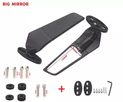 Для Aprilia GPR250R APR250 rs660 RS125 RS250 зеркало для мотоцикла модифицированное ветрокрыло регулируемое вращающееся зеркало заднего вида Moto