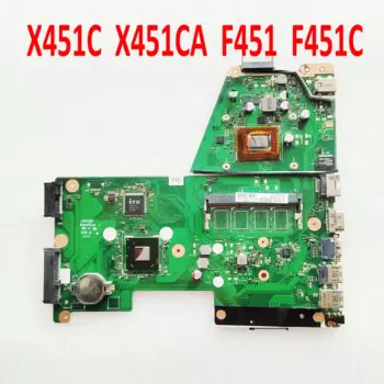 Для ASUS X451C X451CA F451 F451C Материнская плата ноутбука HM70 DDR3 ноутбук X451CA материнская плата REV 2 .1 протестирована