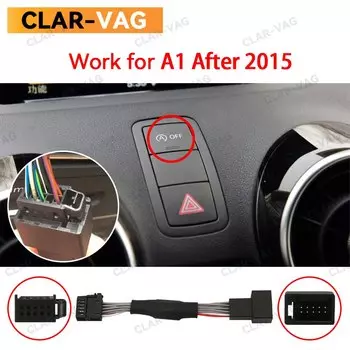 Для AUDI A1 2014 2015 автоматическая остановка запуска системы двигателя отключение устройства управления сенсором штепсельная вилка стоп отменный кабель автозапчасти