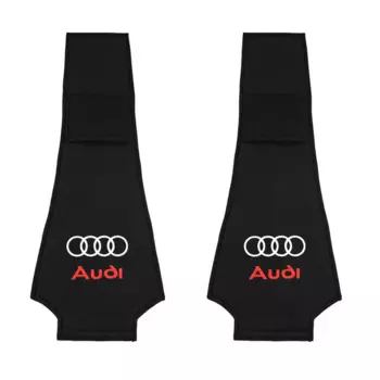 Для Audi A1 A3 A4 A5 A6 A7 A8 Q2 Q3 Q5 Q7 TT Sline S3 S4 S5 Чехол на подголовник с логотипом автомобиля Автоматический значок Наволочка для головы и шеи