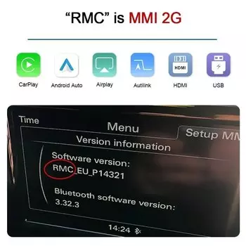 Для Audi A1 Q3 MMI Беспроводная поддержка CarPlay Android Автомобильная Мультимедийная навигация задняя камера 2011 2012 2014 2015 2016 2017 2018