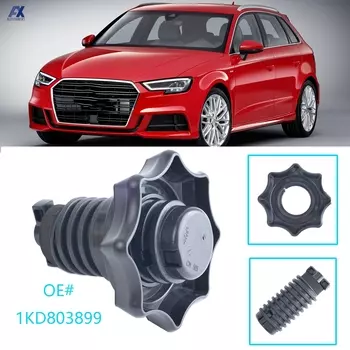 Для AUDI A3 8P 8V Q7 4L RS3 Запасное колесо, крепежный винт, фиксатор, черный пластиковый автомобильный аксессуар 1KD 803899