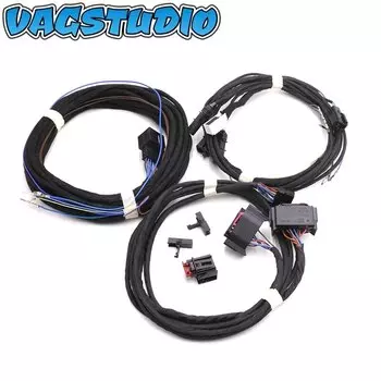 Для AUDI A4 A5 B8 Q5 8R Система помощи при смене полосы движения система помощи в слепой зоне провод жгут проводов