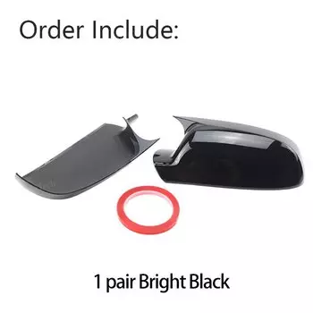 Для Audi A4 A5 S4 S5 B8.5, RS3 RS4 RS5, A3 8P B8.5 Черный рожок Карбоновый вид Добавить на крышке бокового зеркала заднего вида