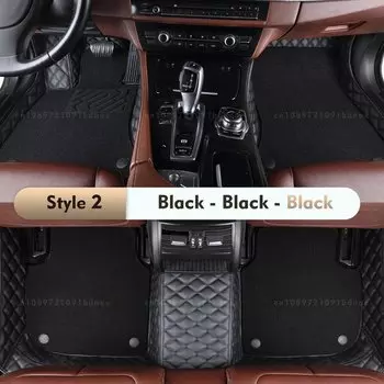 Для Audi A4 Allroad/Avant/Sedan MK5 B9 2015-2024 16 17 18 19 20 21 23 двухслойные автомобильные коврики для ног, аксессуары для ковров