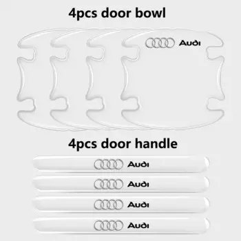 Для Audi A4 B5 B6 A3 8P 8V 8L A5 A6 C6 C5 A1 A7 A8 Q2 Q3 TT Автомобильные дверные края, защита от царапин, защита от столкновений, наклейки