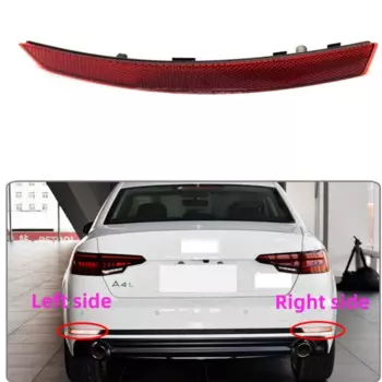 Для AUDI A4 B9 2017 2018 2019, задний бампер, фонарь, светоотражающий элемент, отражатели, фонарь