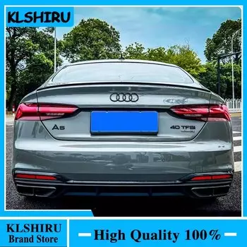 Для Audi A5 2017 2018 2019 2020 Автомобильный задний спойлер багажника высокого качества ABS Материал грунтовка цвет автомобиля