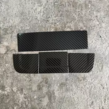 Для Audi A5 A4 B8 2010-2016 задняя вентиляционная рамка с карбоновой текстурой, панель сигаретной освещенности, отделка салона, автомобильные аксессуары