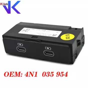 Для Audi A6 A7 A8 Q7 Q8 оригинальный USB Тип C мобильный телефон внешний интерфейс зарядки 4N1 035 954 4N1035954