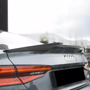 Для Audi B9/B9 Facelift A5 S5 RS5 Coupe 2 Door 2017-2024, задний спойлер на крышу автомобиля, крышка крыла, задний багажник, спойлер, отделка крыла