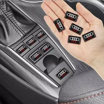 Для Audi Для Audi S line A4 b6 b8 b7 b9 b5 A6 A3 A8 Q3 Q5 Q7 10/20/50PCS 3D Стайлинг Автомобильная эпоксидная эмблема Наклейки Декор Аксессуары