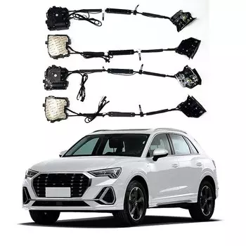 Для Audi Q2L Q3 Q5 Q7 Q8 2007-21Автоматическое мягкое закрытие двери Супер бесшумная дверь автомобиля Умный автоматический электрический всасывающий дверной замок