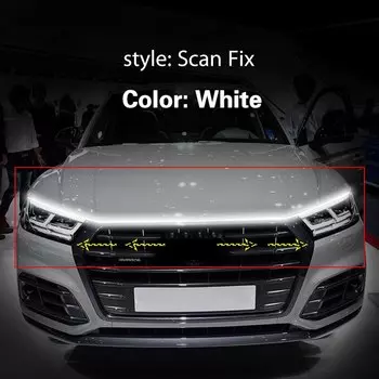 Для Audi Q5 2017-2022 кв. 5 DRL дневная строка фотография с стартом сканирование фотография автомобильные декоративные лампы атмосферы Авто строгаемость 12 В