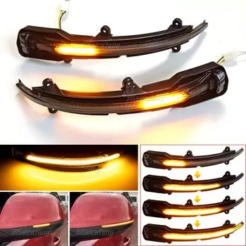 Для Audi Q5 SQ5 8R 2008-2017 Q7 SQ7 4L Facelift 2009-2015, прокрутка бокового зеркала заднего вида, динамический сигнал поворота, мигасветильник свет, поворотник