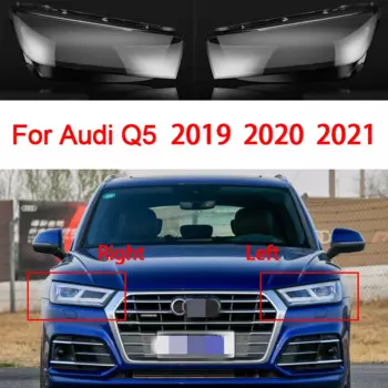 Для Audi Q5L 2019-2021 Автомобильная передняя фара, крышка, стекло, автомобильная фара, лампа, оболочка, стеклянные крышки