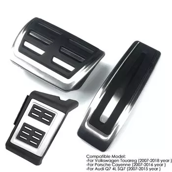 Для Audi Q7 4L (07-15) / Volkswagen Touareg 07-18 / Porsche Cayenne 07-16 Автомобильные аксессуары Подставка для ног газового тормоза Dead Pedal Cover