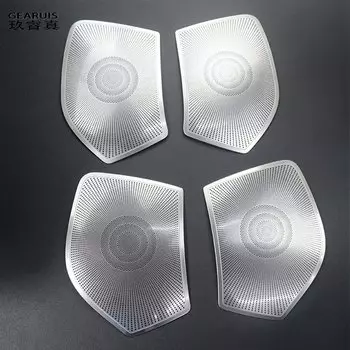 Для Audi Q7 4L 2009-2015 автомобильная дверная панель, громкоговоритель, стерео аудиодинамик, звуковая крышка, накладка на рамку, наклейки, аксессуары для интерьера