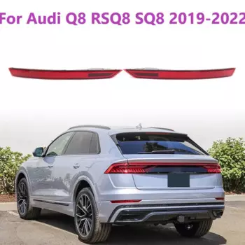 Для Audi Q8 RSQ8 SQ8 2019 2020 2021 2022 отражатель заднего бампера автомобиля стоп-сигнал задний тормоз задний фонарь 4M8945701 4M8945702