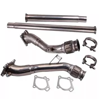 Для Audi S4 B5 A6 Allroad C5 2.7L K04 RS6 3 "-2,5" выхлопная труба, нижняя труба ДЛЯ K03 Turbo & Upgrade K04/RS6 Turbo